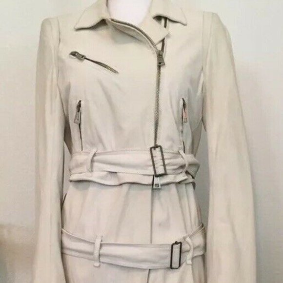 Ann Demeulemeester Leather Duster Trench Coat belt - Picture 1 of 12